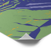 ドラケンズベルグソソトトラベルアートレトロ ポスター (角)