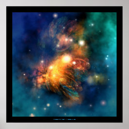ドラコニア星雲プリント ポスター