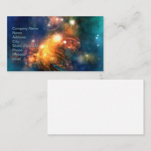 ドラコニア星雲 名刺 (正面/裏面)