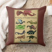 ドラコニックな様々な生き物 クッション (ブランケット)