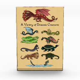 ドラコニックな様々な生き物 フォトブロック