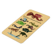 ドラコニックな様々な生き物 マグネット (左側)