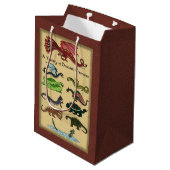 ドラコニックな様々な生き物 ミディアムペーパーバッグ (裏面アングル)