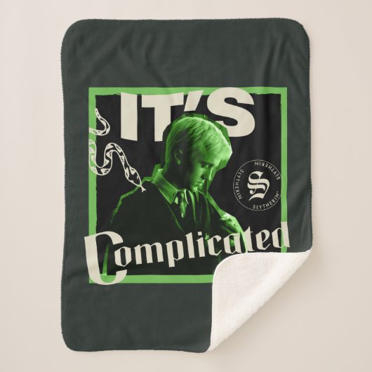 ドラコマルフォイ – "複雑だ" シェルパブランケット (正面)