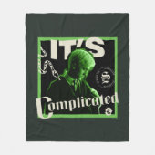 ドラコマルフォイ – "複雑だ" フリースブランケット (正面)