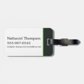 ドラコマルフォイ – "複雑だ" ラゲッジタグ (裏面横)