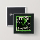 ドラコマルフォイ – "複雑だ" 缶バッジ (正面&裏面)