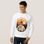 ドラコラ不気味ズ、ハロウィーン、ビール応援 スウェットシャツ (正面フル)