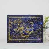 ドラコ金ゴールドコンステレーションスクラップブック紙 (スタンド正面)