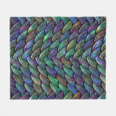 ドラゴはかりで測ンシェーズ1 フリースブランケット (正面(横))