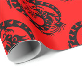 ドラゴカラフルと宝石 ラッピングペーパー (ロールコーナー)