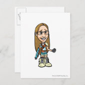 ドラゴナ・テロ山スタッフプレーヤー ポストカード (正面/裏面)