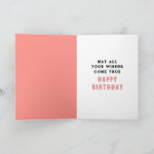 ドラゴンおもしろい誕生日 カード (内部)