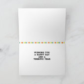 ドラゴンおもしろい誕生日 カード (内部)