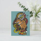 ドラゴンおよびトラの戦い ポストカード (スタンド正面)