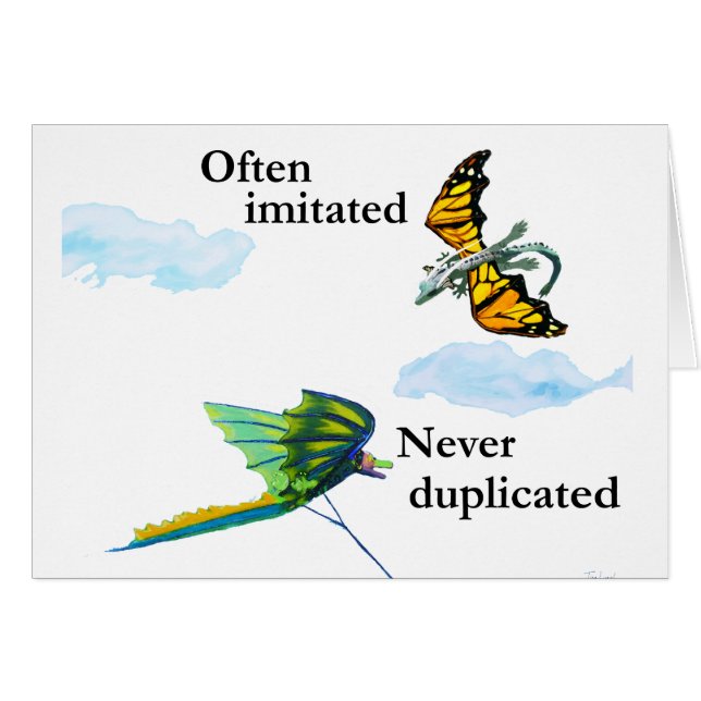 ドラゴンおよび凧 (正面横)