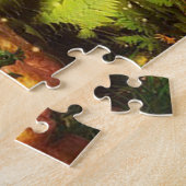 ドラゴンおよび女性 ジグソーパズル (側面)