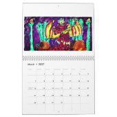 ドラゴンおよび宝石用原石 カレンダー (3月 2027)