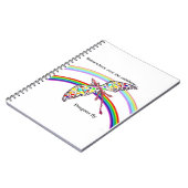 ドラゴンおよび虹 ノートブック (左側)