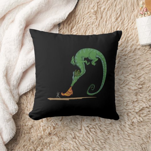 ドラゴンおよび騎士 クッション (ブランケット)