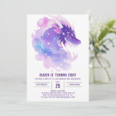 ドラゴンお洒落の魅惑の誕生日 招待状 (スタンド正面)