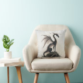 ドラゴンお洒落イラストレーション クッション (椅子)