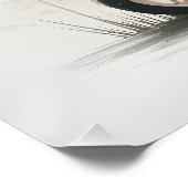 ドラゴンお洒落イラストレーション ポスター (コーナー)