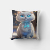ドラゴンお洒落ウォーター・カラー枕 クッション (正面)