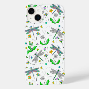 ドラゴンお洒落ハエとタンポポの手描き Case-Mate iPhone 14 PLUSケース