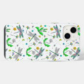 ドラゴンお洒落ハエとタンポポの手描き iPhoneケース (裏面横)