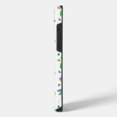 ドラゴンお洒落ハエとタンポポの手描き iPhoneケース (左側面)