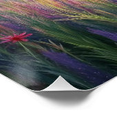 ドラゴンお洒落バタフライ開花:複雑 ポスター (コーナー)