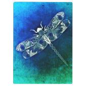 ドラゴンお洒落フライラインスケッチタトゥーアート クリップボード (裏面)