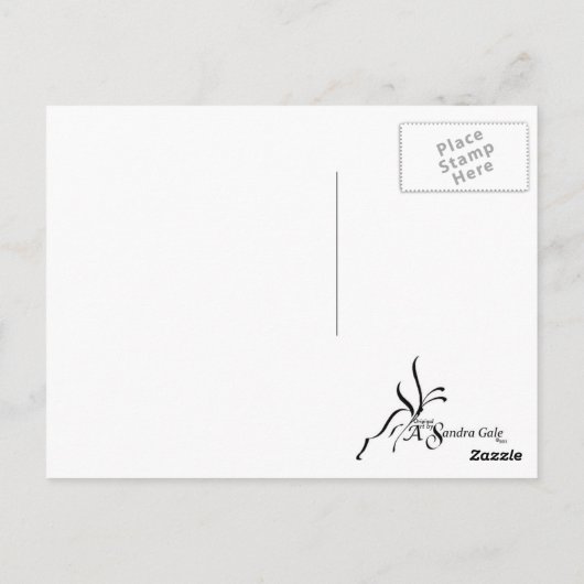 ドラゴンお洒落フライ ポストカード (裏面)