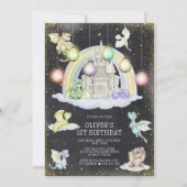 ドラゴンお洒落マジカルバースデーパーティー 招待状 (正面)