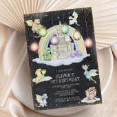 ドラゴンお洒落マジカルバースデーパーティー 招待状