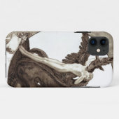 ドラゴンからの娘を救助するセントジョージ Case-Mate iPhoneケース (裏面(横))