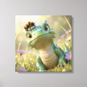 ドラゴンからハチへ :-) キャンバスプリント (正面)