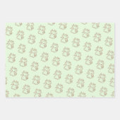 ドラゴンかわいいもち可愛いかわいい ラッピングペーパーシート (正面2)