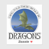 ドラゴンがいると聞いていたのに シール (シート)