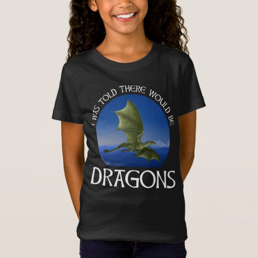 ドラゴンがいるはずだと言われた Tシャツ (正面)