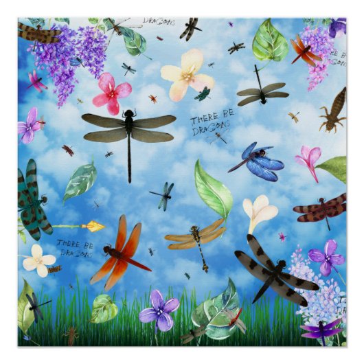 ドラゴンがいる ポスター (正面)