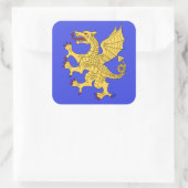 ドラゴンがはびこる スクエアシール (バッグ)