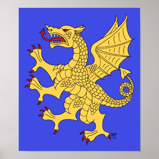 ドラゴンがはびこる ポスター (正面)