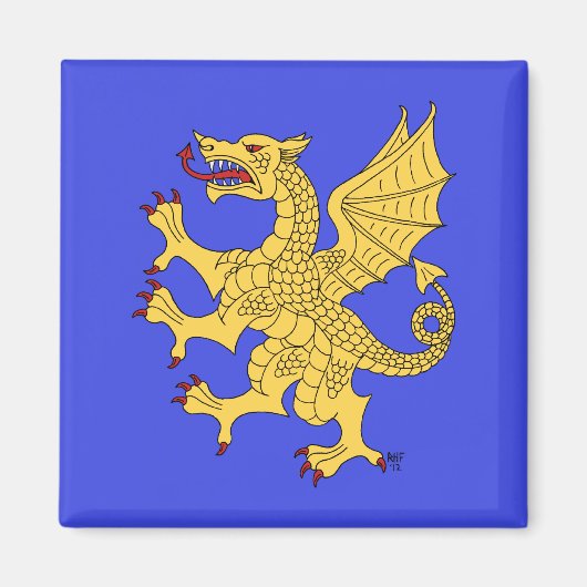 ドラゴンがはびこる マグネット (正面)
