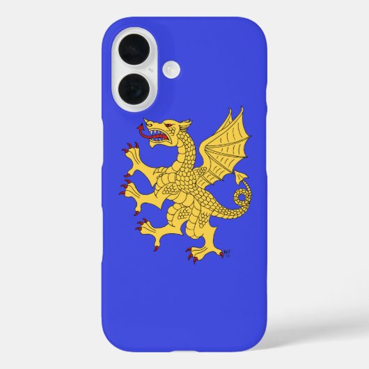 ドラゴンがはびこる Case-Mate iPhoneケース (裏面)