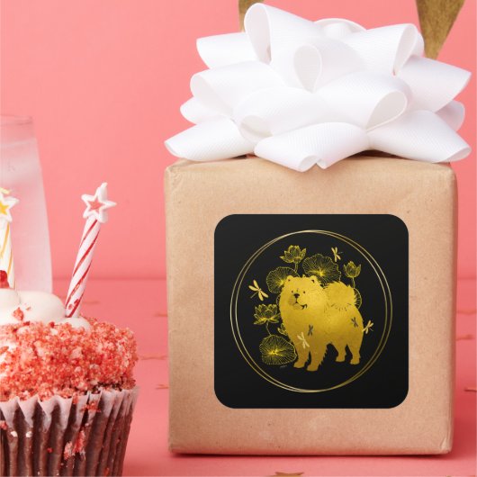 ドラゴンがチャウを飛ばしたとき スクエアシール (パーティー)