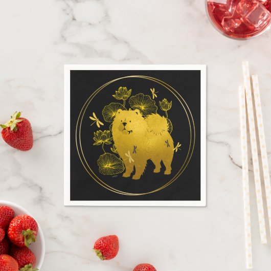 ドラゴンがチャウを飛ばしたとき スタンダードカクテルナプキン (インサイチュ)