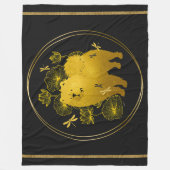 ドラゴンがチャウを飛ばしたとき フリースブランケット (正面)