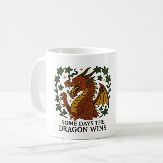ドラゴンが勝つ日 コーヒーマグカップ (正面左)